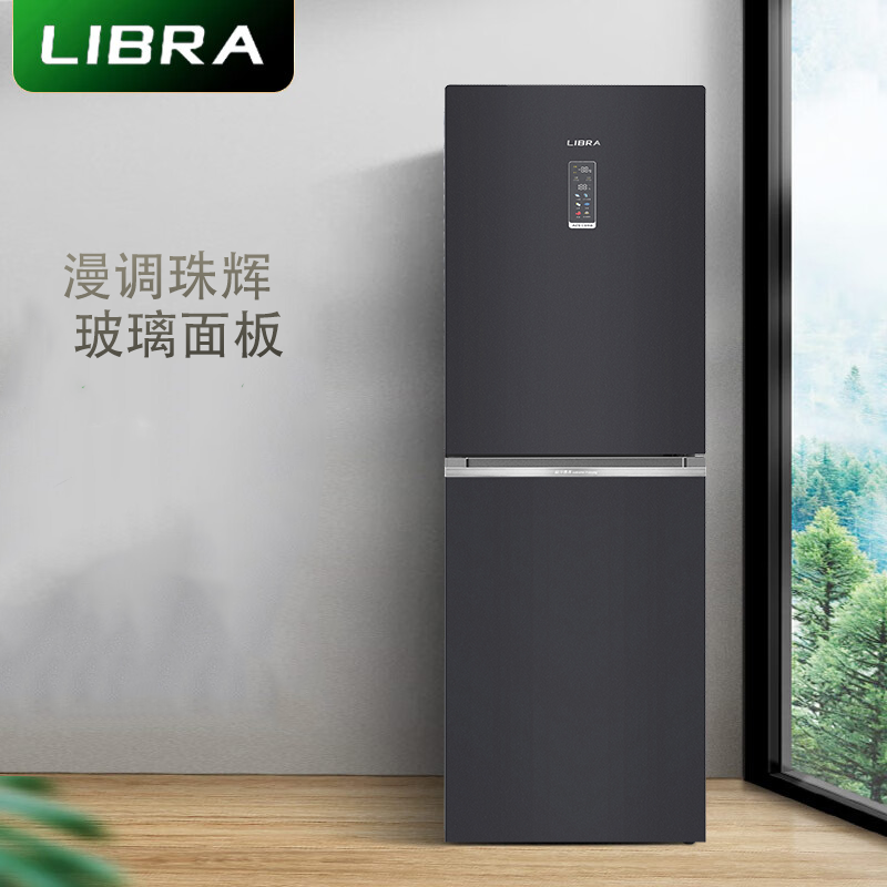 新飞390升大容量双开门家用冰箱玻璃面板可拼接嵌入冰箱BCD-390WG2A高清大图