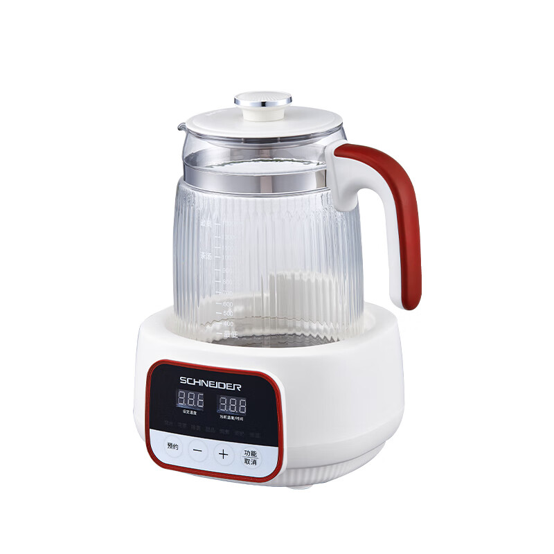 施耐德 SWK-XHSL1215 全玻璃花茶壶 1.3L