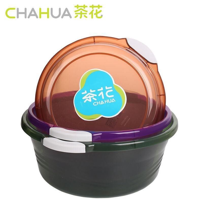 茶花 (CHAHUA)03411K 32CM把手防滑盆32*13cm 颜色随机(单位:个)