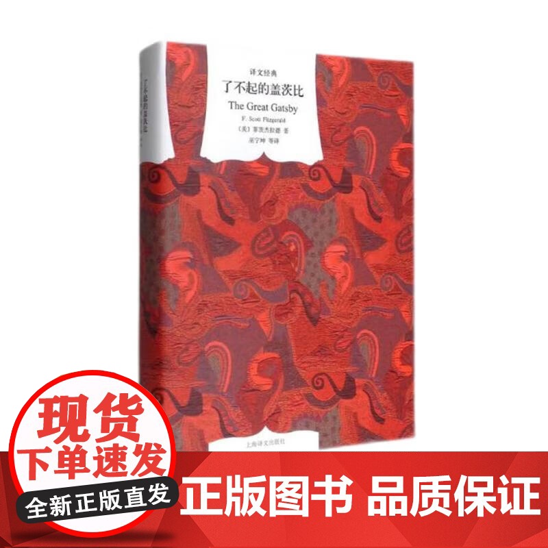 了不起的盖茨比/爵士时代的故事 译文经典系列菲茨杰拉德世界名著海译文出版社外国文学小说另著夜色温柔/漂亮冤家高清大图