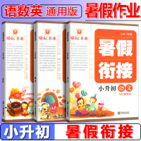 励耘书业小升初暑假衔接教材语文数学英语全套3本人教版苏教北师通用小学升初中毕业升学暑期衔接辅导书6