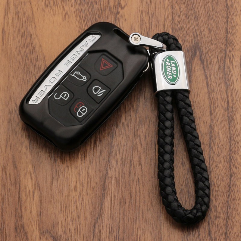 专用于路虎钥匙包发现神行揽胜极光发现5神行者2星脉车钥匙套扣金属黑