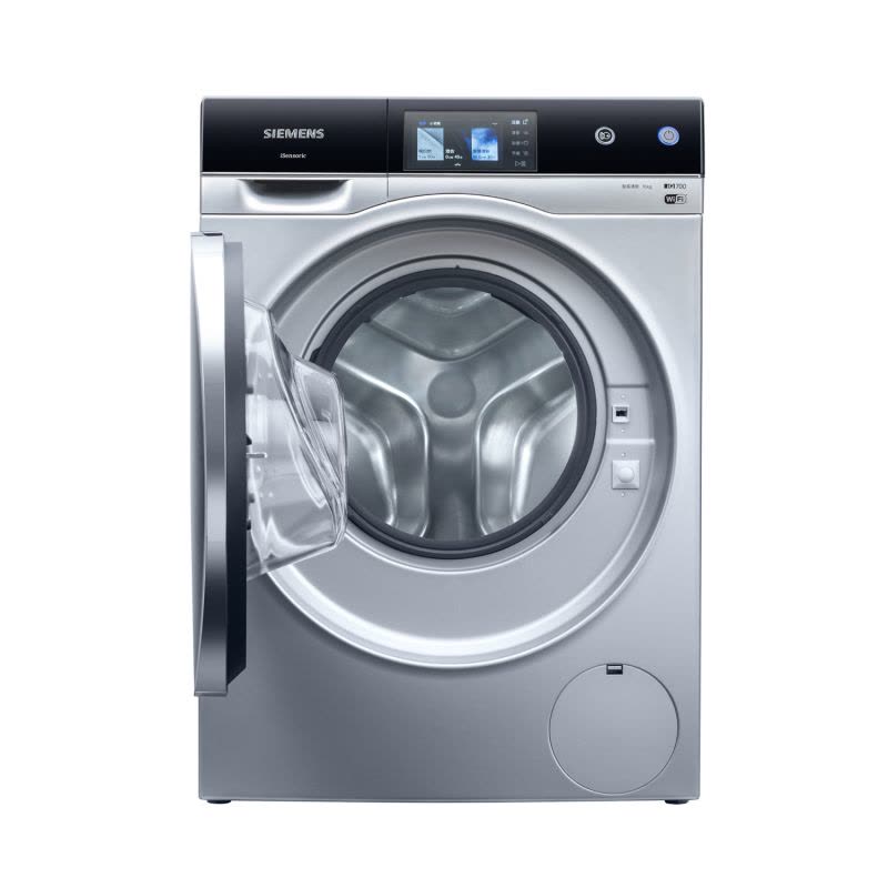 西门子（SIEMENS） WM14U9680W 10公斤 变频 家居互联 智感超氧除菌 滚筒洗衣机（银色）图片