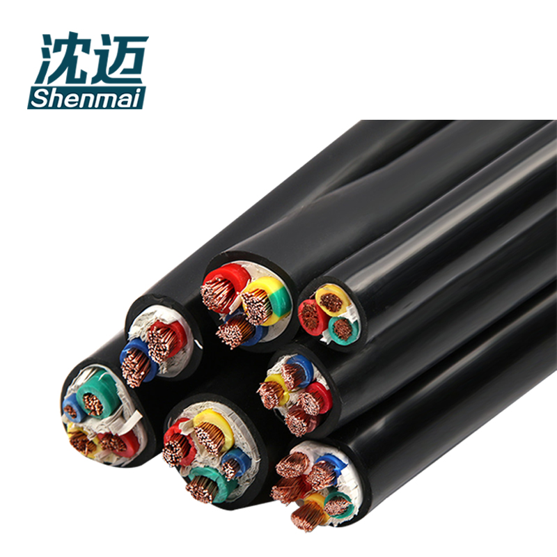 沈迈 铜芯电线 RVV-5*50平方毫米 /米高清大图