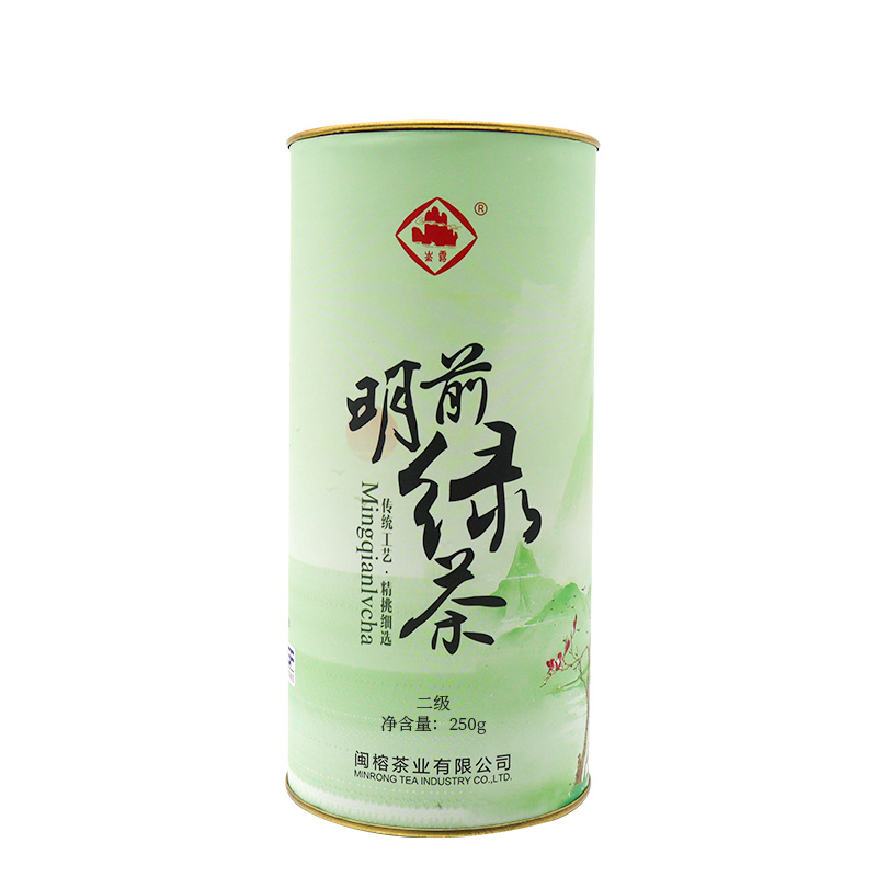 崟露绿茶二级250克桶高清大图