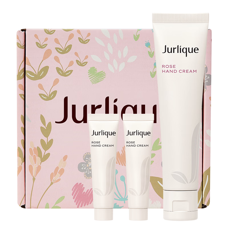 茱莉蔻(Jurlique)玫瑰手霜礼盒(护手霜40ML+护手霜15ML*2)
