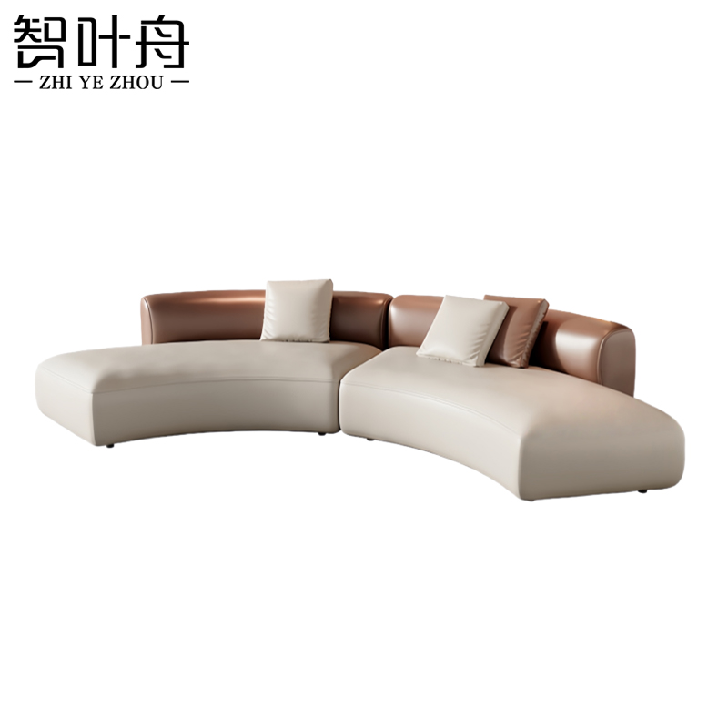 智叶舟休闲沙发260*80*78cm张高清大图