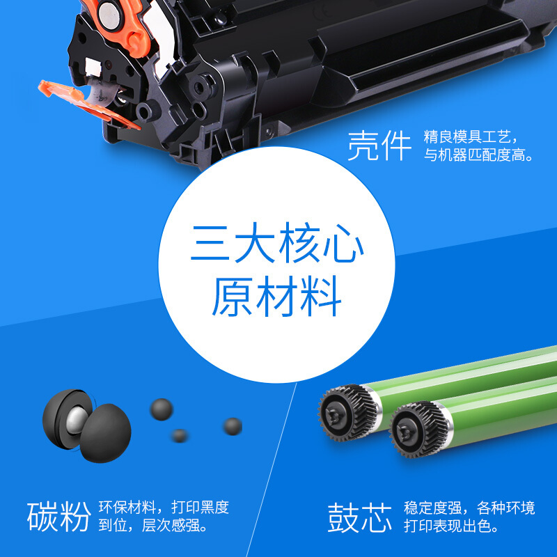 格之格 CF277A 硒鼓 3100页-无芯片 适用惠普M429dw等机型高品质 2支/套(一套装)可定制