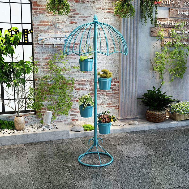 梵若曼花架 创意雨伞装饰室内花架欧式橱窗多肉绿植架子花店酒吧户外带灯花架 价格图片品牌报价 苏宁易购梵若曼家装建材旗舰店