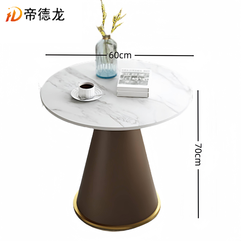 帝德龙休闲桌洽谈桌椅一桌三椅 600*600*700mm高清大图