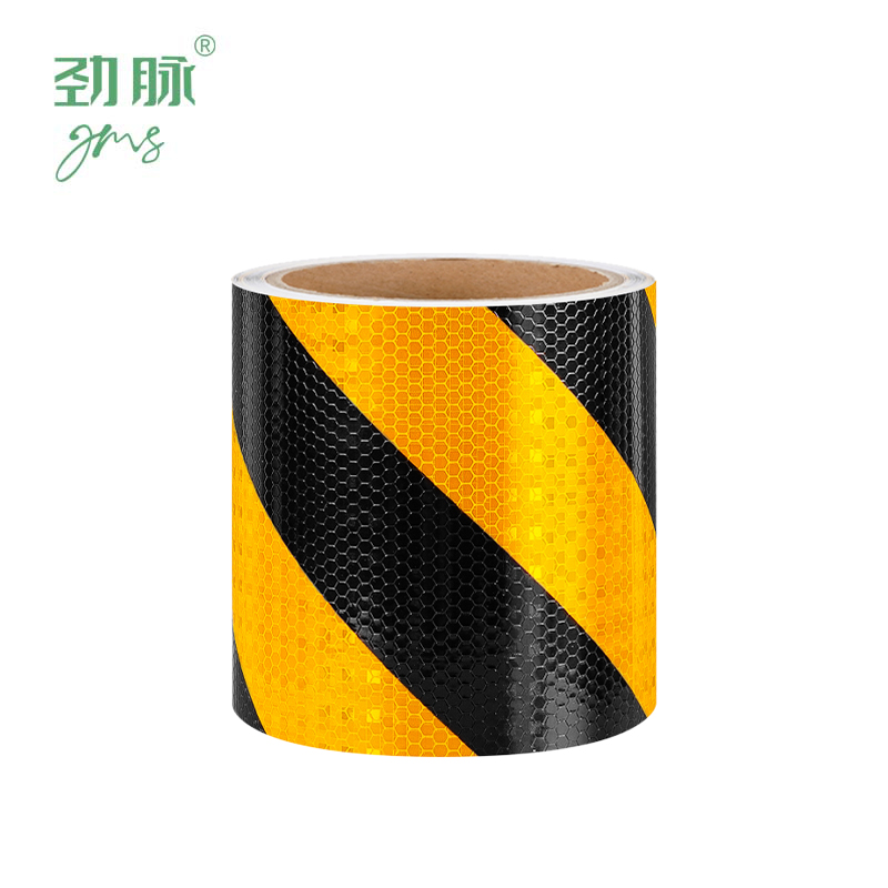 劲脉 反光警示带 黑黄斜纹-长25M*宽15CM 卷