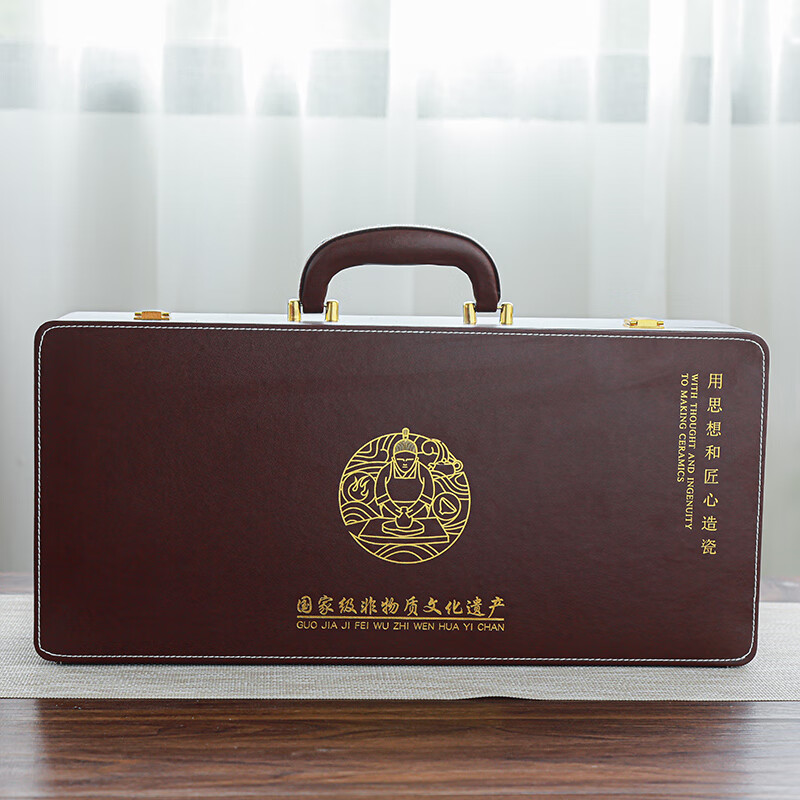 拓牌11头亮光茶壶+盖碗套组高清大图