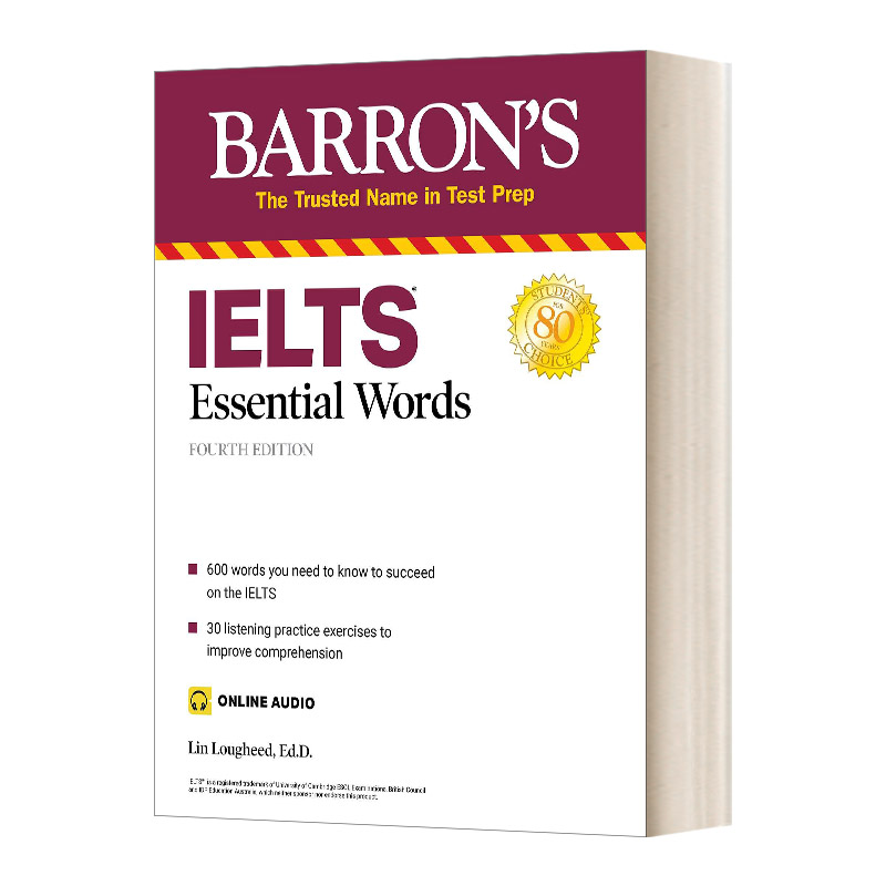[正版]英文原版 Ielts Essential Words 巴朗雅思基础词汇 带音频 英文版 进口英语原版书籍高清大图