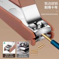 马卡龙指甲刀指甲套装全套专用工具 咖啡色吊带盒/指甲刀6件套