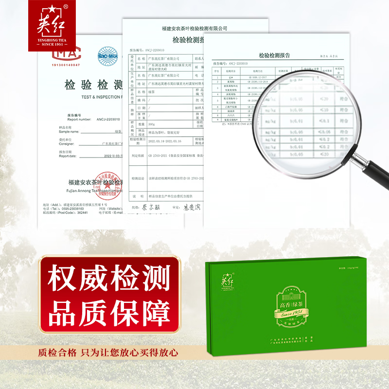 英红·侯爵高香绿茶礼盒150克