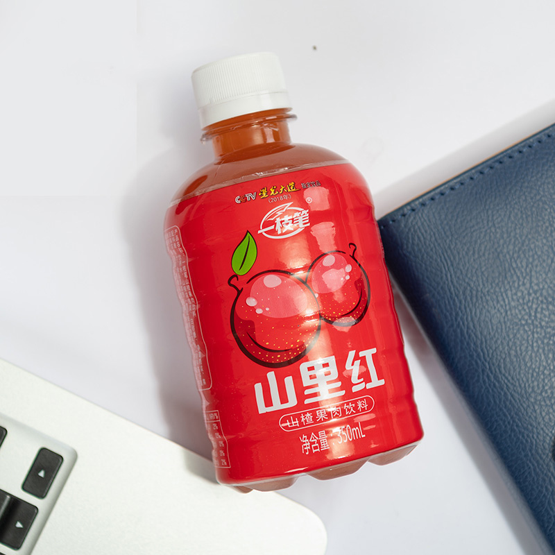 一枝笔山里红山楂汁开胃饮料 350ml*15