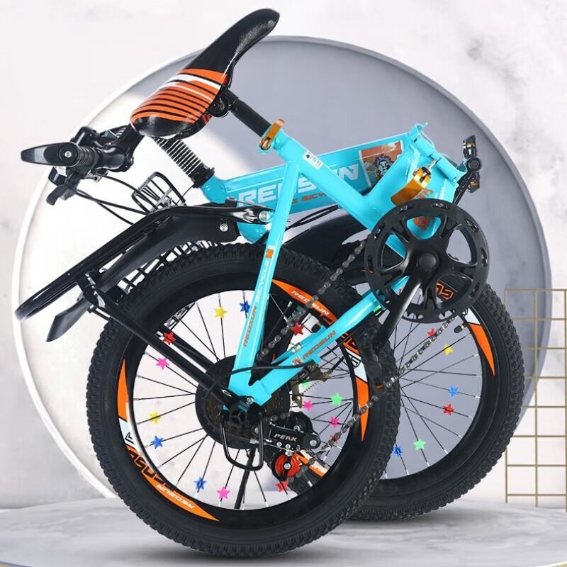 儿童折叠自行车8101215岁男女通用学生单车高清大图