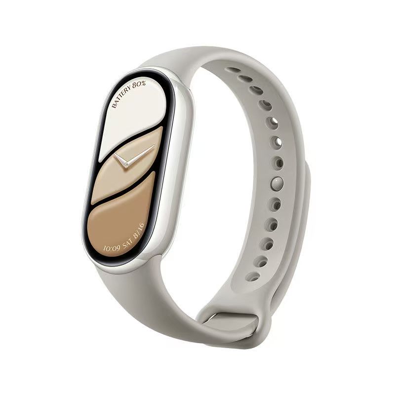 小米手环10陶瓷版铂金灰智能运动健康管理防水睡眠心率监测全面屏长续航 灰色