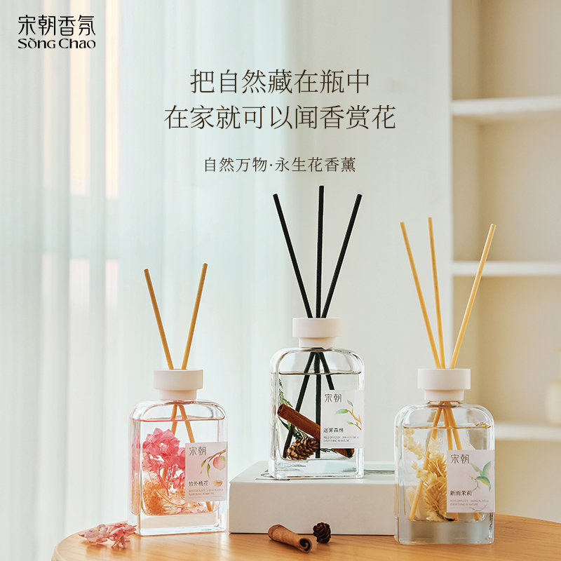 宋朝 自然物语系列无火香薰200ml竹外桃花(白桃乌龙)高清大图