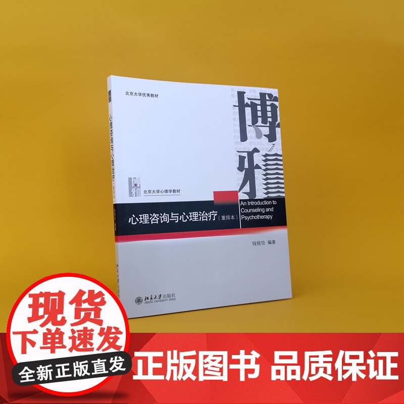 []心理咨询与心理治疗 重排本 钱铭怡著 北京大学出版社 北大心理学教材 心理咨询心理治疗基本原理与方法 正版图书高清大图
