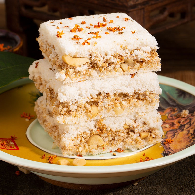 桂花糕传统手工糕点 蒸糕美食年货 温州特产糕糯米糕