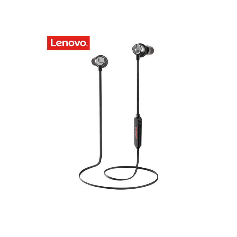 联想(Lenovo)运动蓝牙耳机颈挂脖式磁吸X1黑色