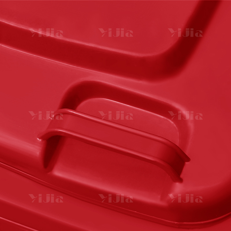 翌嘉YJ4122124 户外分类垃圾桶环卫垃圾桶 120L红色(有害垃圾)高清大图