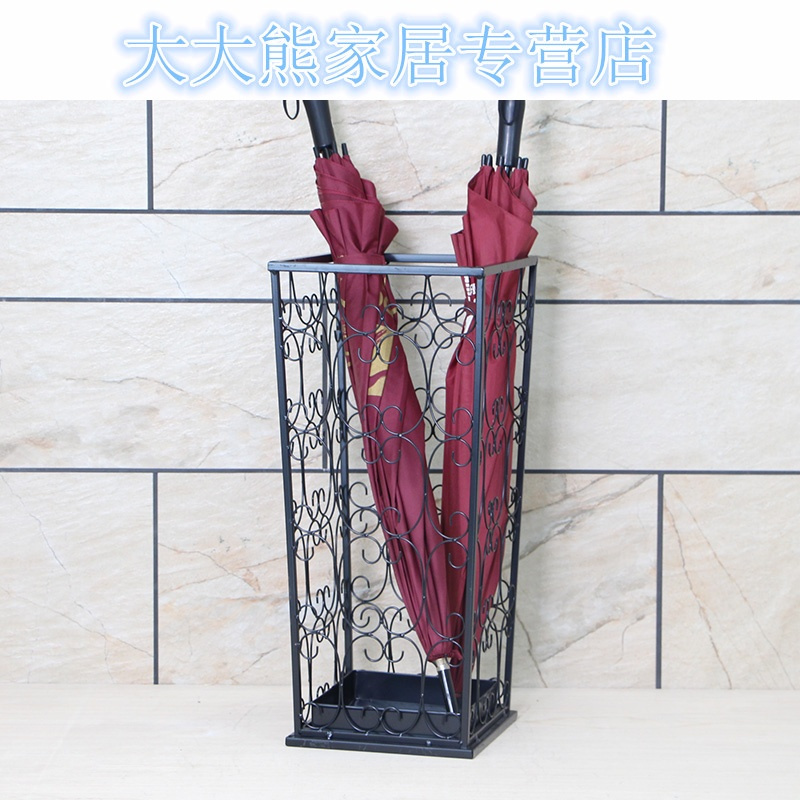 欧式酒店大堂家用雨伞架 雨具收纳架雨伞桶长柄伞放伞桶