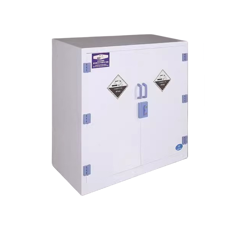 迅迈 30加仑pp药品柜 实验室试剂强酸碱储存柜子防腐蚀双锁器皿柜PP酸碱试剂柜
