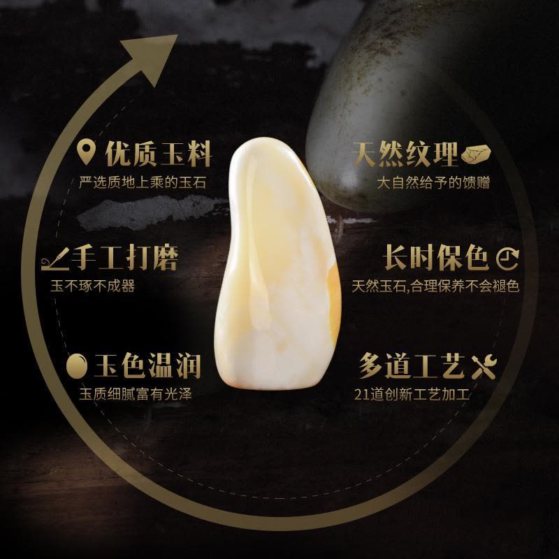 美帮汇福字花瓶摆件玉石轻奢电视柜客厅玄关装饰品酒店商务礼品图片