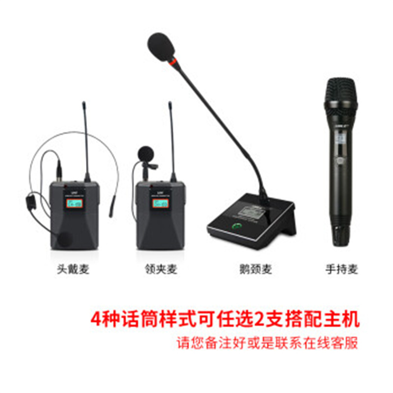 狮乐 (SHILE)AV108/BX402黑1拖2话筒/天琴十四号 专业中小型会议室视频音响系统调音台音柱功放音箱组合