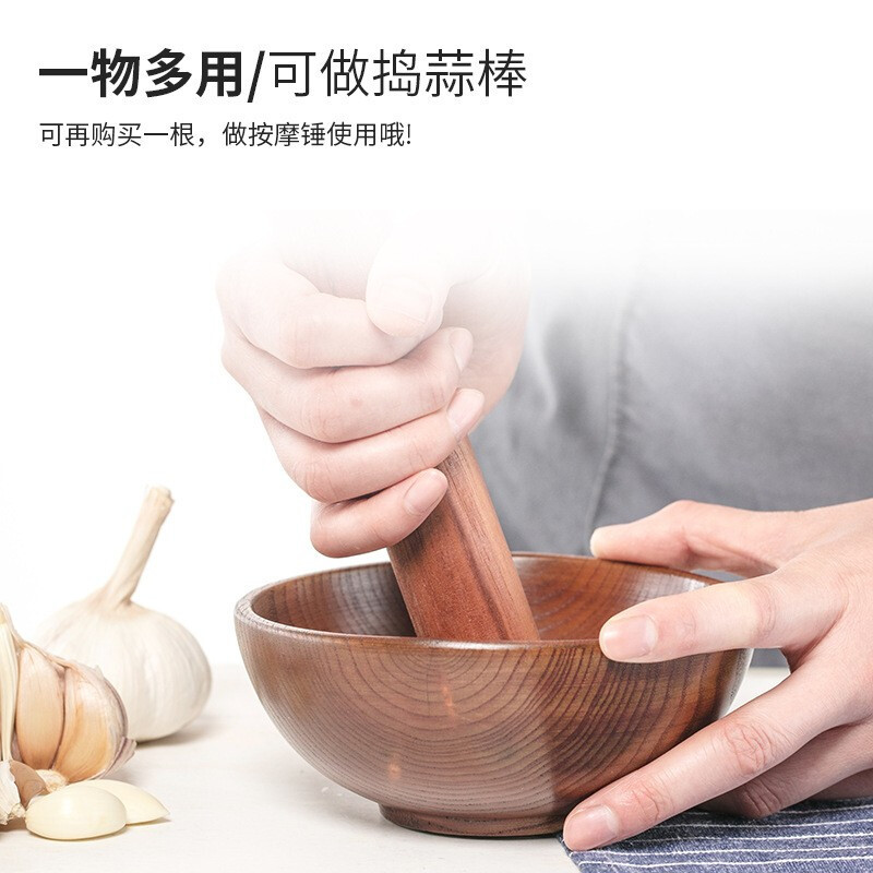 擀面杖擀面棍实木擀面棒面杆滚轴擀压面棍实心大号赶面棍饺子皮 檀木擀面杖