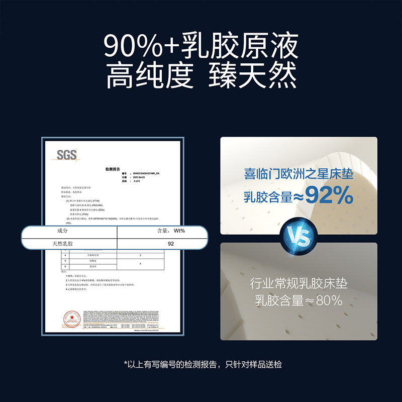 喜临门旗舰店欧式奢华双面睡感独立弹簧乳胶椰棕床垫 欧洲之星