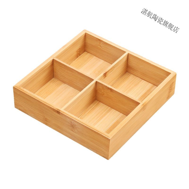 煮茶器具全套果盘配件四宫格干果盘九宫格托盘烤奶茶盘收纳盒>800_800