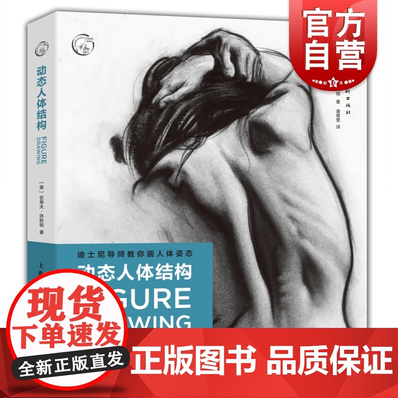 动态人体结构 迪士尼导师教你画人体姿态 人物素描速写基础入门 手绘绘画教程 人体绘画灵感与技巧 手绘速写 绘画书籍 上海高清大图