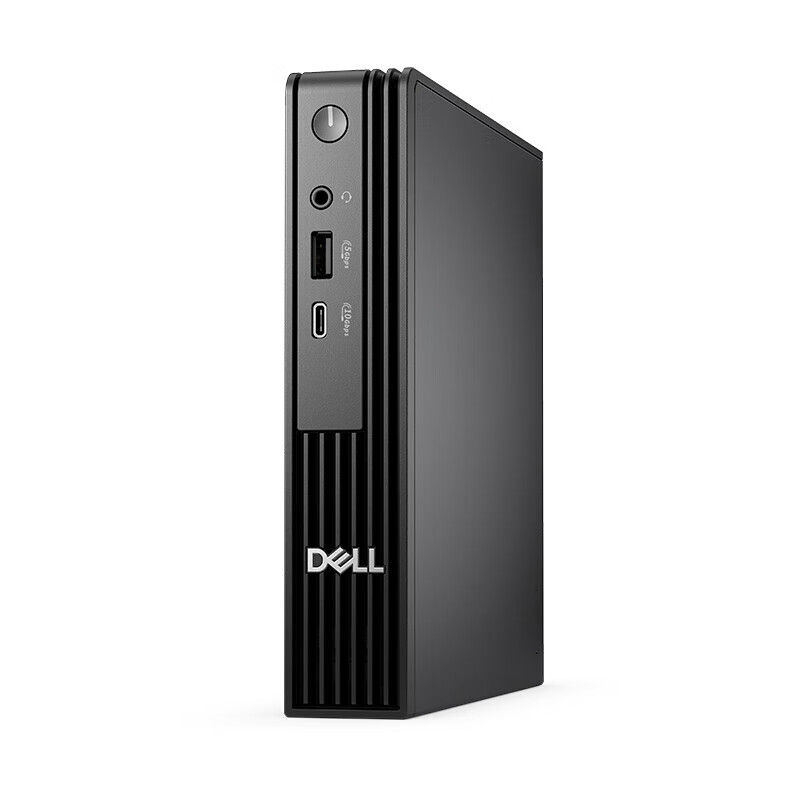 戴尔dell Pro QCM1250高性能迷你企业级高端商用办公绘图设计办公台式机整机 定制I5-14500T 32G内存 1T固态 集成显卡 配27英寸显示器高清大图