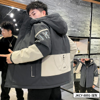 BaLuoShang棉衣男2020新款秋冬季外套加绒加厚潮牌棉袄羽绒潮流男士保暖棉服风衣