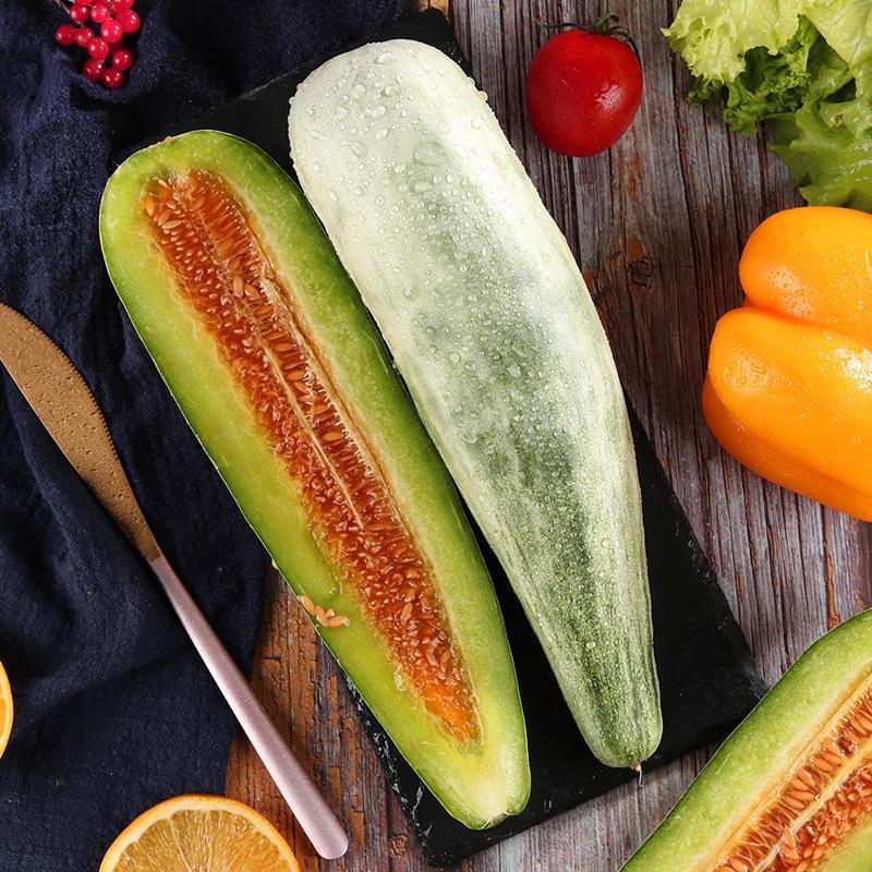 鲜木山东头茬羊角蜜甜瓜现摘博洋甜瓜香瓜蜜瓜当季新鲜水果生鲜博洋61