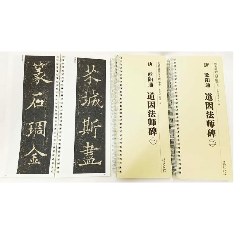 正版新书]唐 欧阳通 道因法师碑(1-5)安徽美术出版社 编97875745高清大图