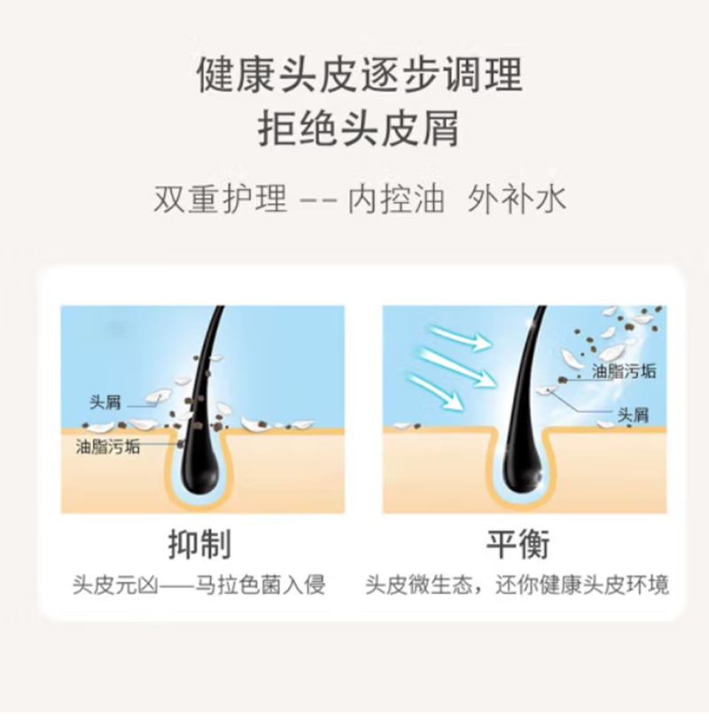 浅香 日本扁柏氨基酸洗发水500g高清大图