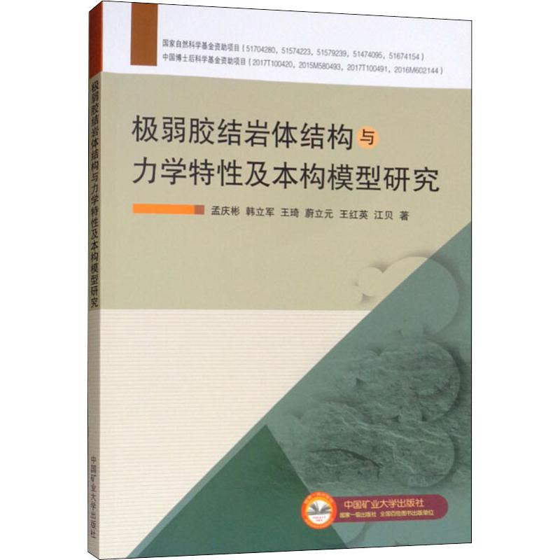 [M]极弱胶结岩体结构与力学特性及本构模型研究-9787564641061高清大图