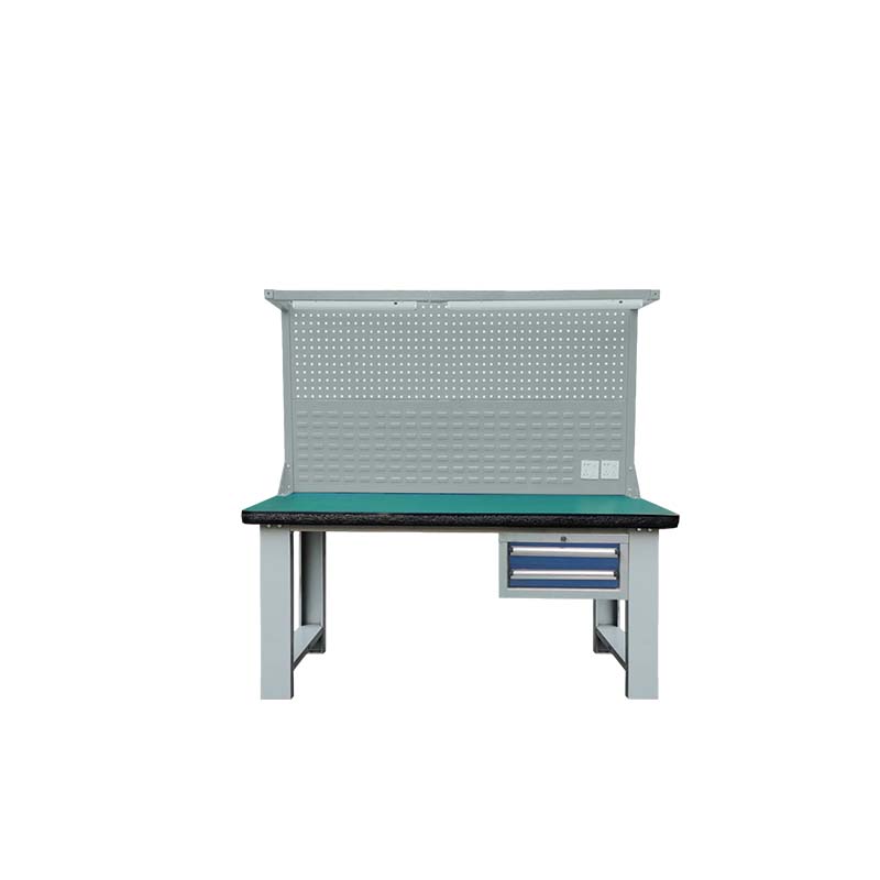 鑫导 防静电工作台 1500*750*800吊二抽双背板灯架 张高清大图