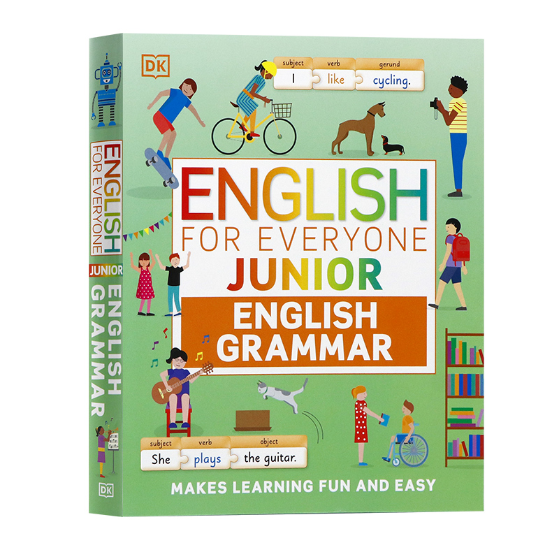 [正版]DK人人学英语每日英语语法指南 English for Everyone Junior Grammar Gui高清大图