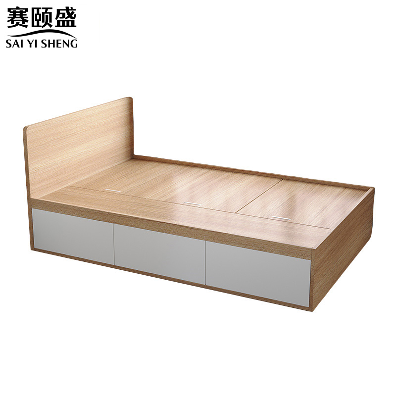 赛颐盛简约双人床高清大图