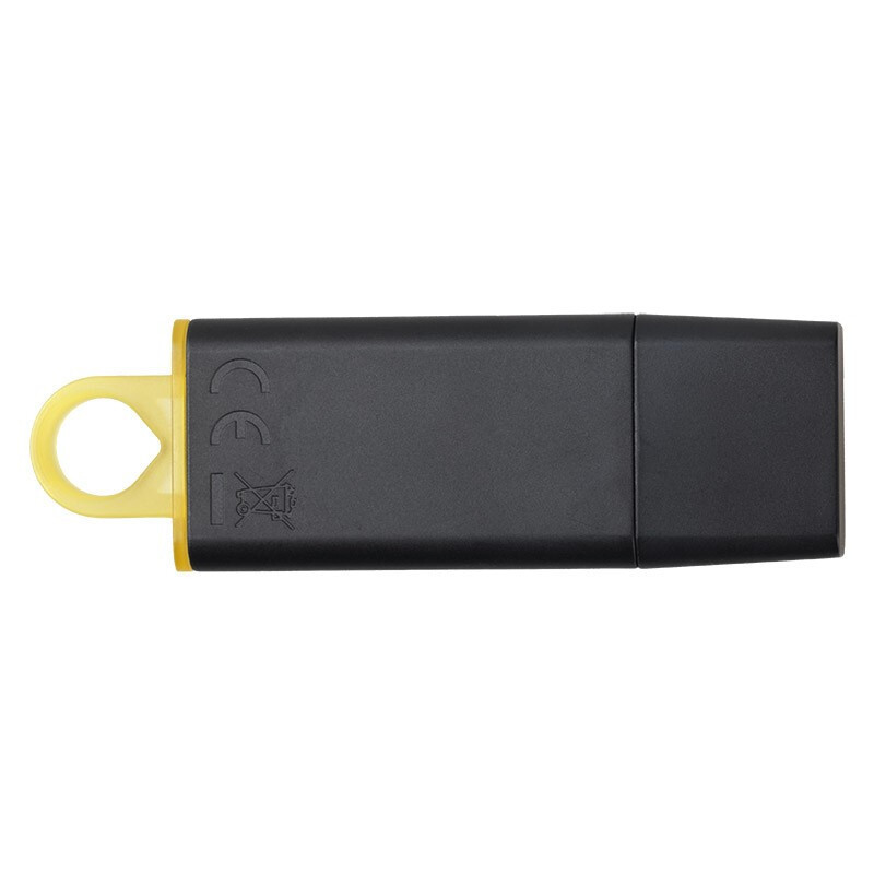 金士顿(Kingston)DTX 128GB U盘USB3.2 Gen 1高速优盘 电脑学生办公闪存盘防尘拔盖设计 黄色