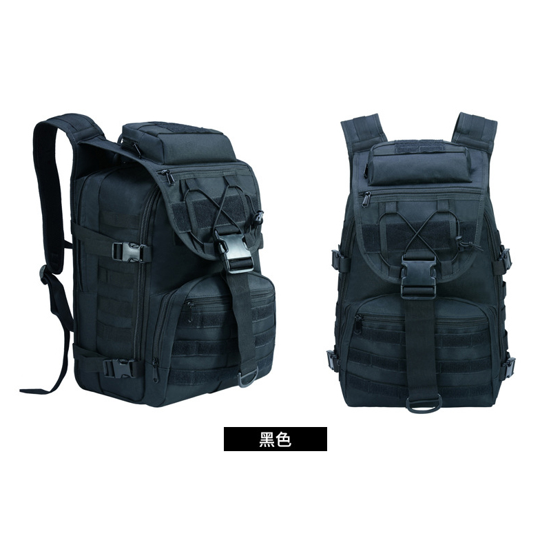 铁青登山包户外战术双肩包E85 个 黑色