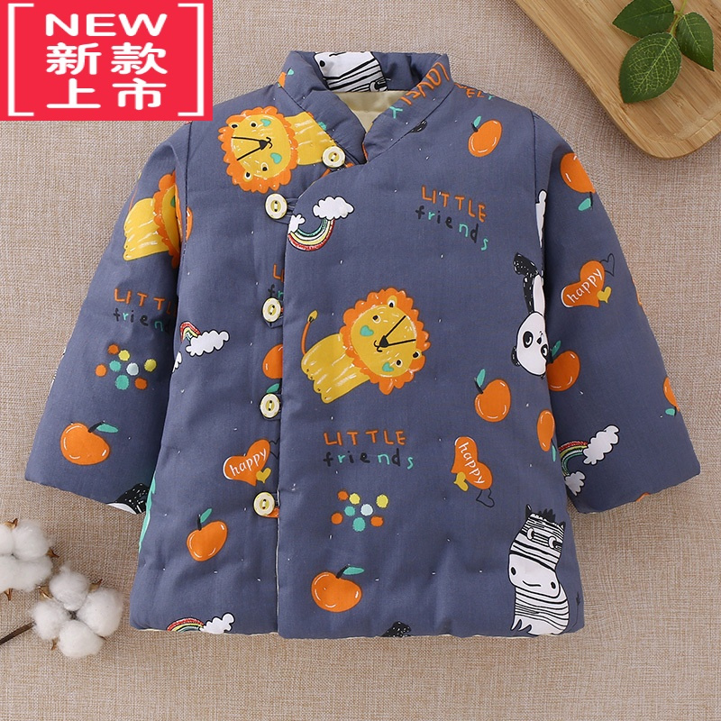 可莉允校服器小学生内胆宝宝手工棉衣花儿童冬季加厚棉袄婴幼棉服