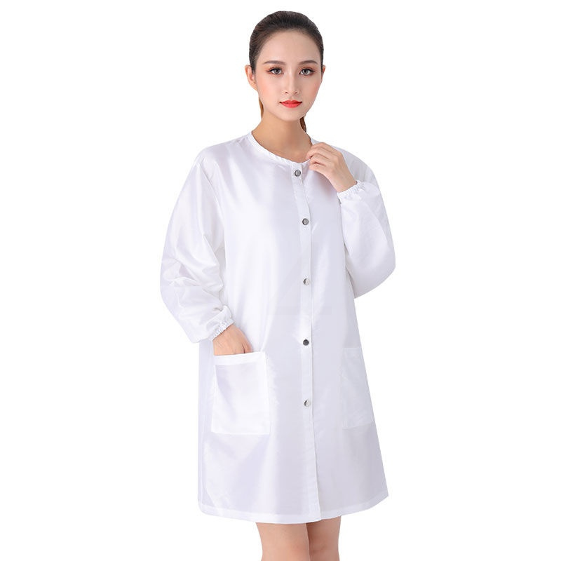 理发店围裙美发师大工服宠物店发廊烫染衣服助理小工服防水不沾发 黑色M 男女穿90-130斤