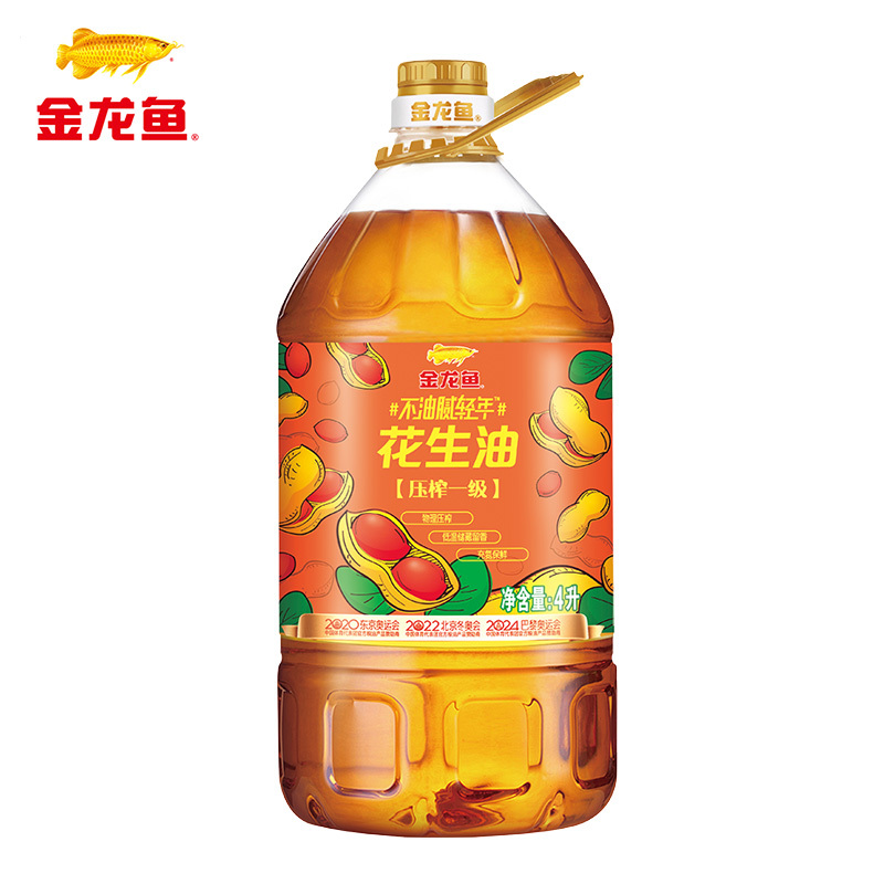 金龙鱼 花生油 4L 单桶装