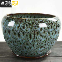 三维工匠蝴蝶兰花盆陶瓷特价家用简约大号特大清仓带托盘绿萝吊兰多肉花盆 S1苹果QKL单个 中等
